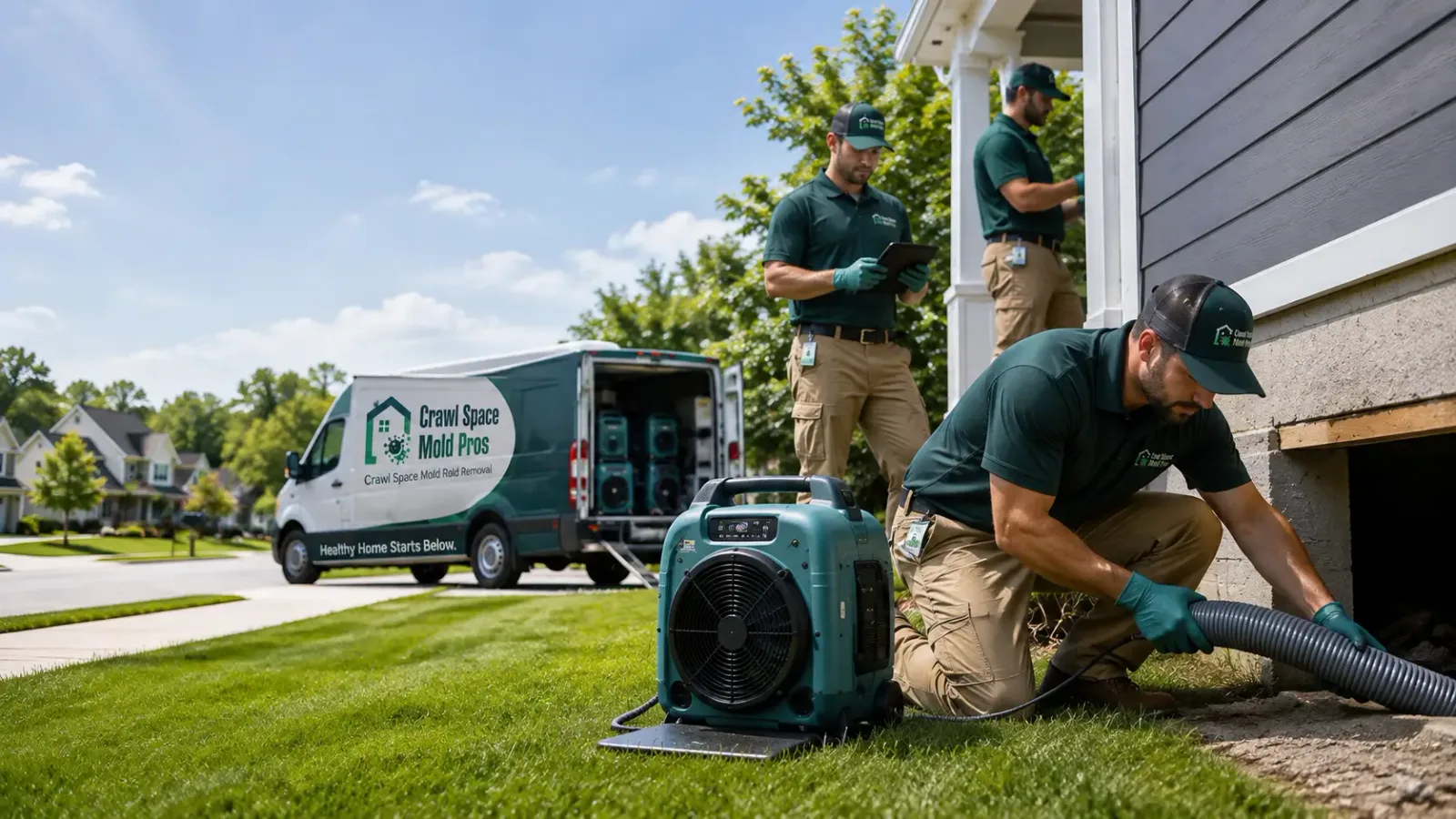 Crawl Space Mold Removal in Hunt, NY